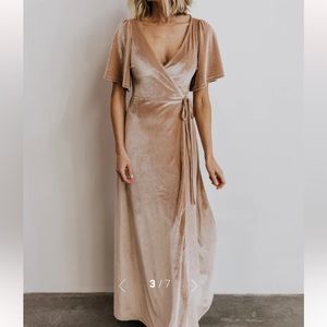 Baltic born Meghan Velvet Wrap Maxi Dress